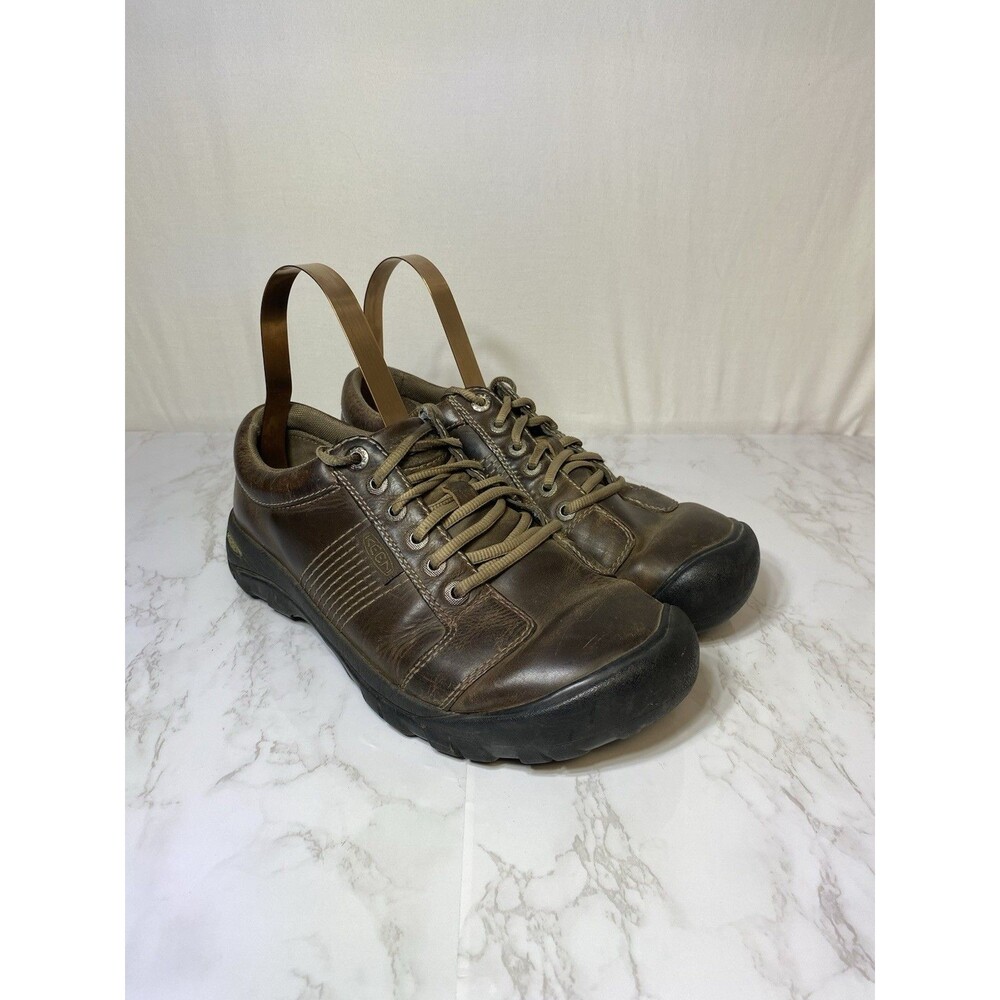 Keen Men's Austin 1016828 Brown Leather Men's Casual Oxford Shoe Sz 9.5 US